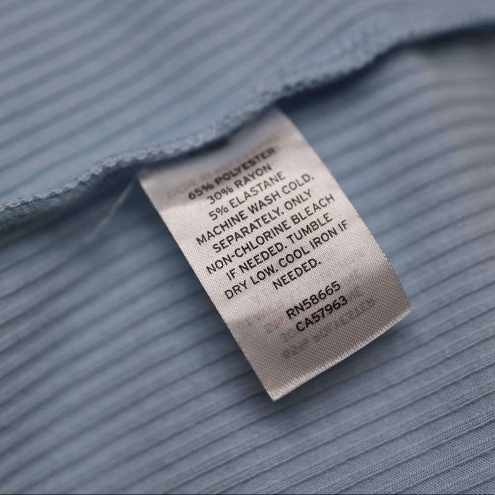 Baby Blue Ribbed Skater - Picture 11 of 11
